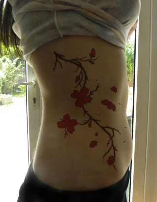 Cherry Blossom Tattoos For Girl